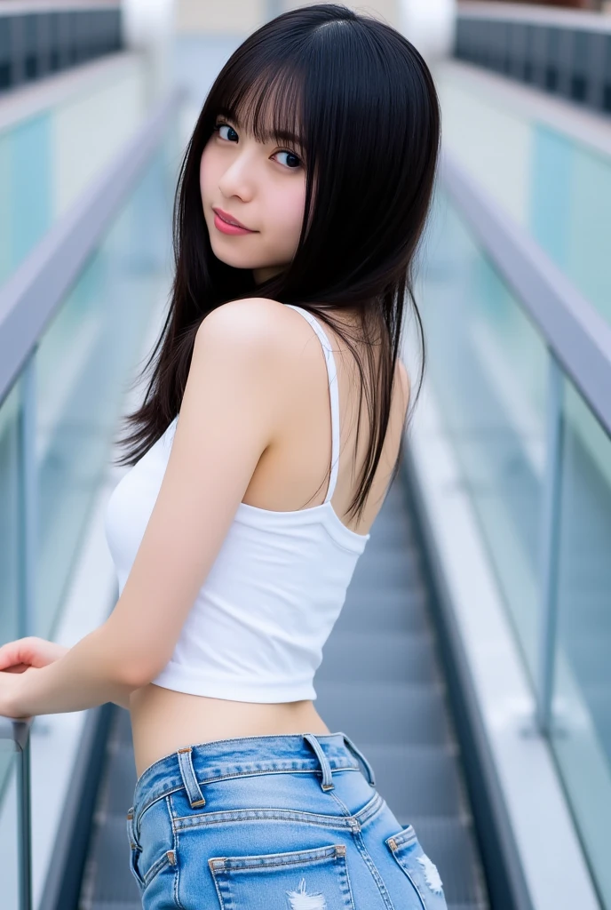 girl、High school girl naked from the waist down、High school girl uniform on the upper body, Squat、sit、(Brown Hair)、Dear Viewers,、、Urinating:1.6、Pee、(Shy expression:1.2, blush:1.2)、Exposed female genitalia、alley, (Beautiful breasts, Small beautiful butt, (Detailed eyes and face:1.2, Professional photography techniques), (Highest quality, 8K, masterpiece:1.2, RAW Photos), (Detailed legs, Thin thighs), (Detailed feet, loafers), (Detailed hands, Beautiful little hands of a girl:1.3)