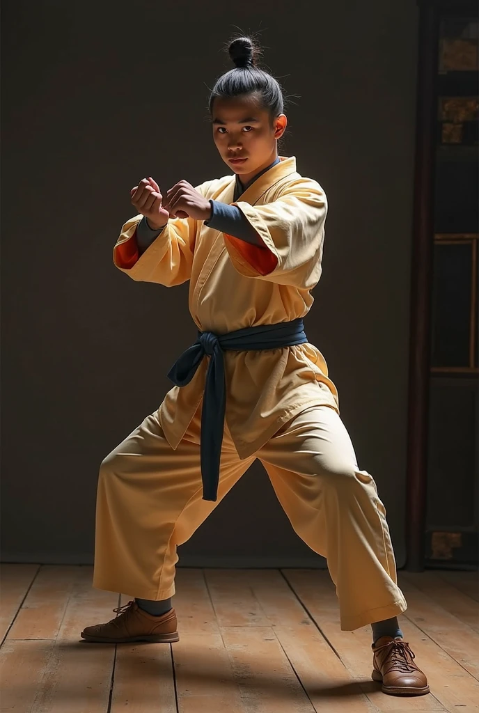 15 year old male kong fu fighter