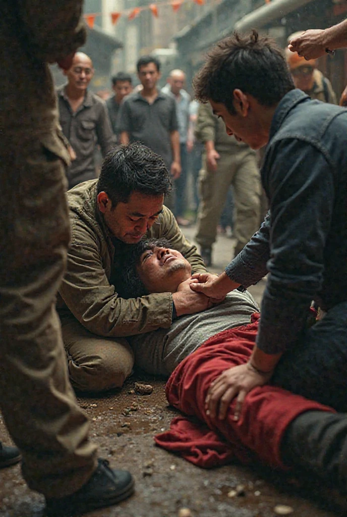 Malays being tortured by british and japan