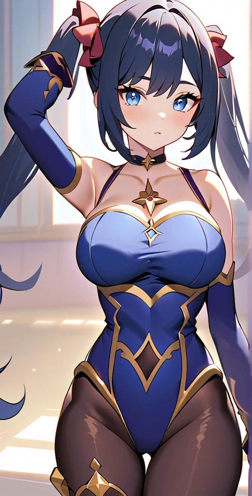 An anime-style artwork depicting ruan mei from the game Honkai star rail.
Tags: ruan mei, anime, detailed eyes, detailed lips, crop top, turtleneck, pencil skirt, smiling expression, intense gaze, glowing emblem on hand, dynamic pose, mystical background, vibrant colors, digital art, high-resolution, professional quality, gigantic breasts, (underboob : 1.4), curvy, cowboy shot, (gigantic breasts: 1.4), (green eyes : 1.4), (light brown hair)