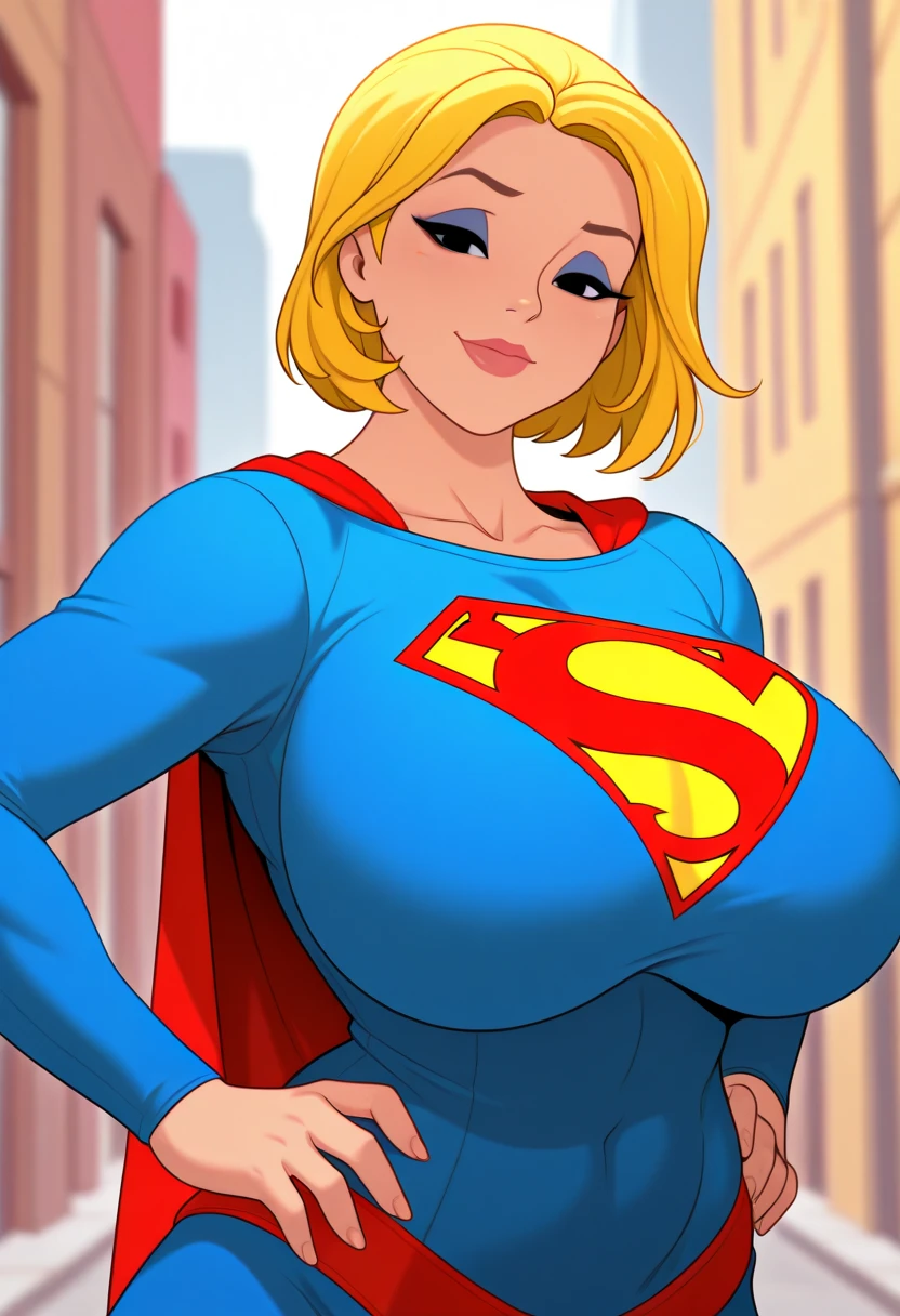 A bold, graphic comic book-style illustration with bright, primary colors and Ben-Day dots, featuring an overly excited beautiful thin woman with hourglass figure, (nsfw huge breasts lactating:1.5),  lactating, in the distinctive pop art manner of Roy Lichtenstein. (full body view:1.6)