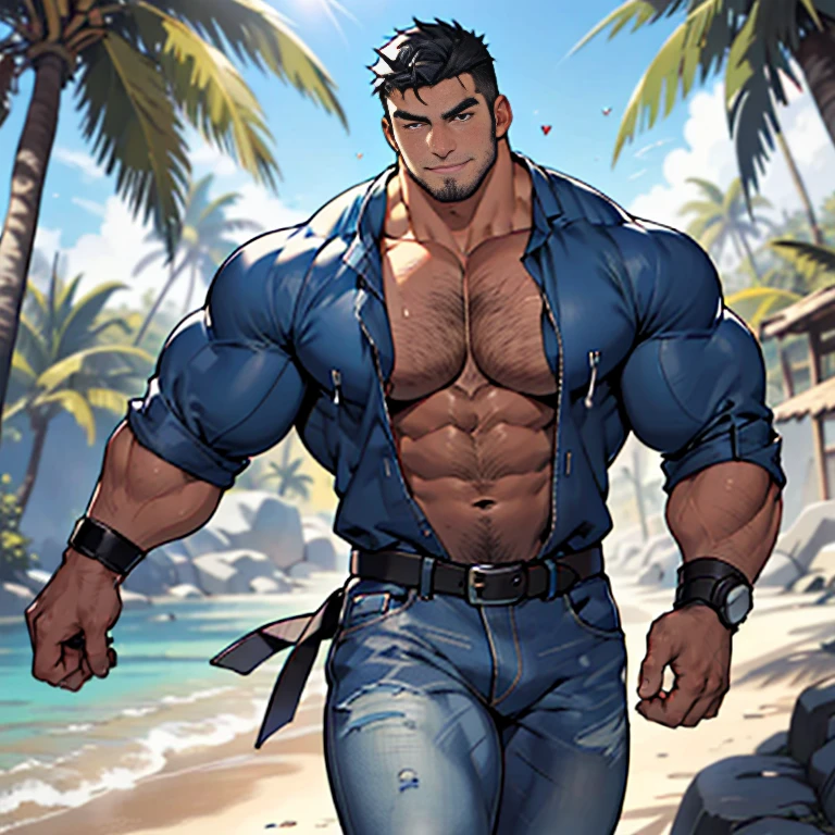 a shirtless go go boy sailor man is squatting with his legs opened and spread on the floor of a cruise, nautical theme, marine environment, he is raising his left arm above his head and rubbing his pec by his right hand and trying to seduce the viewer, sailors around him scene, correct accurate male anatomy, he is masculine chubby and stocky, handsome face, shirtless, his nipples are pierced with steel ring, shirtless and wearing a wet tight navy stripes pattern thong bikini underwear only for highlighting his big bulge and big butts, he is wearing a sailor cap peaked cap at his head, there is anchor necklace at his neck, he is wearing white gloves, big pecs, big arms, brown short hair, wearing black shiny leather boots, his body is wet oiled waxy, flawless white skin, masterpiece, professional DSLR shoot and retouching, illustration art, depth of field, sharpness, shadow,
