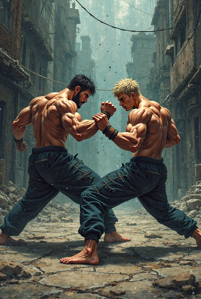 Gun park and James Lee fighting