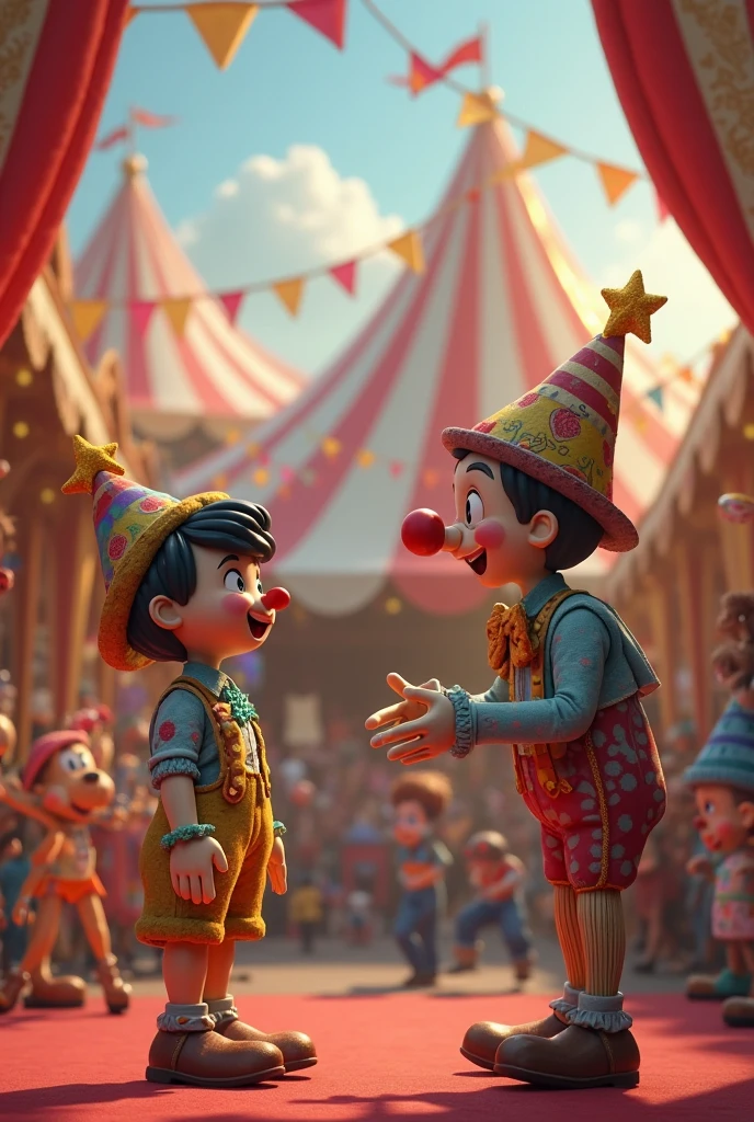 stunning caricature of two boys that are standing in front of balloons, inspired by Bob Byerley, by Bob Byerley, fantasy art smug smile man, rob rey, heather theurer, childrens art in artstation, adrian borda, hyperrealistic fantasy art, realistic fantasy painting, imaginefx : : hyperrealism, adorable digital painting, magic realism painting