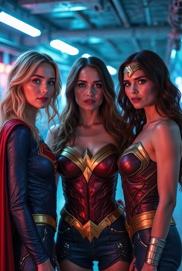 super heroes beautiful models