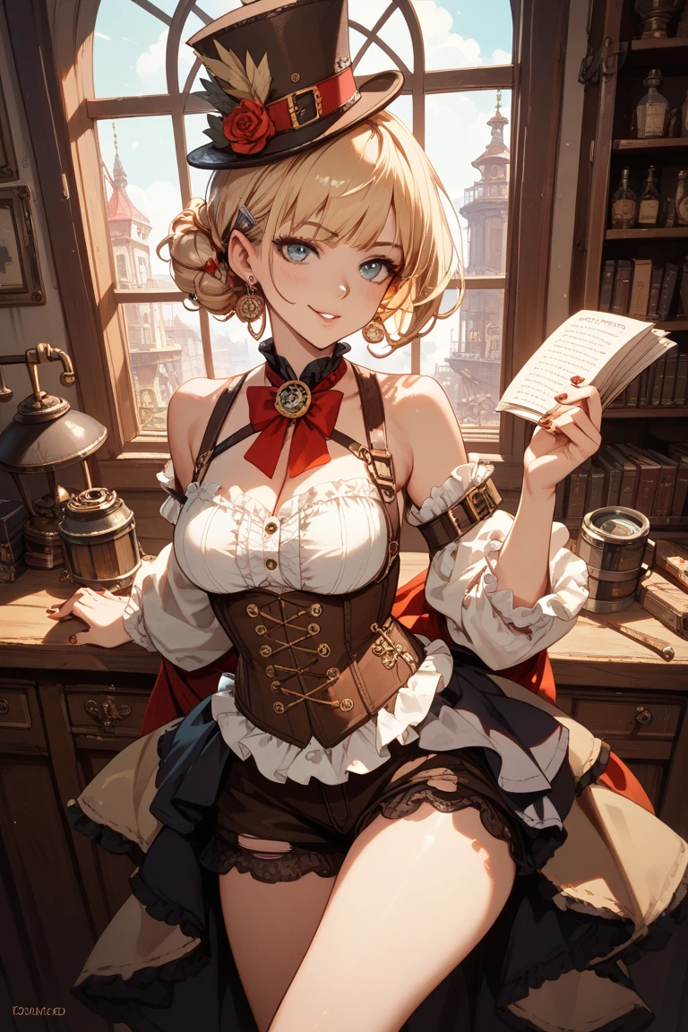 steampunk elf clocksmith