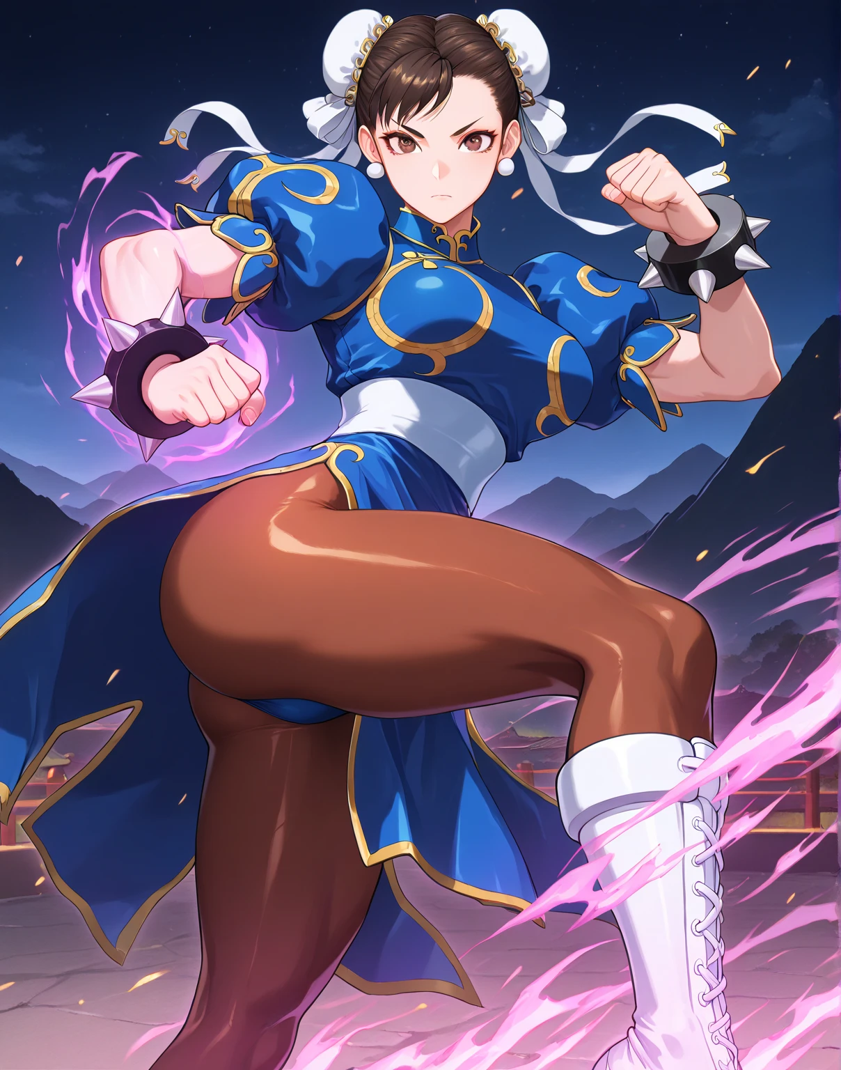 ultra-detailed, Explicit, Beautiful body, Beautiful Nose, Beautiful character design, perfect eyes, perfect face, ultra highres, 4K, beautiful legs, perfect legs, Nice hands, Perfect hand, Masterpiece, Best Quality, Highly detailed, illustration, absurdres, street fighter, doll suit, shadaloo doll, dollsuit, expressionless, blank eyes, looking at viewer, red gloves, emotionless, black latex, corrution, mind control, female combatant, full body, hypnotized, unhappy trance, full body suit, ribbed bodysuit, both arms at side, obey, perfect female body, extremely glossy latex, hypnosis, hypnoLora, empty eyes, Mind control device, poses, submissive_pose, Slave, hat, necktie, stand up straight, standing, standing at attention, hat, necktie, belt, latex, ribbed bodysuit, thighhighs, garter belt, Fighting Stance, extending the right arm from the shoulder into the air with a straightened hand, nazi saluting, military, military saluting, salute, thigh boots, 1girl, Fairy tail, seilah, black hair, horn, purple eyes, long hair