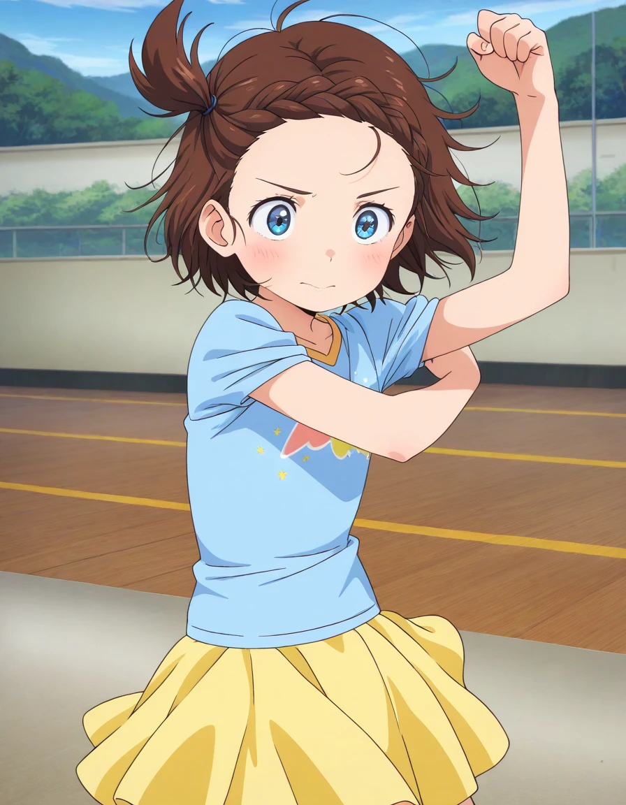 cowboy shot,twintails,brown hair,bike_shorts,brown eyes,
<lyco:Futaba_V1:1>,<lyco:GoodHands-beta2:1>,