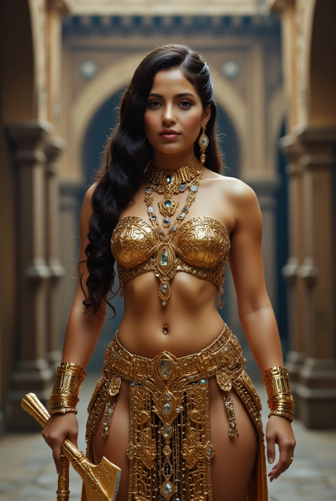 Hentei, Femme chaude, une peau de serpent, sexy corps maternelle, Égypte antique, seins laiteux, temple égyptien,robe rouge et maron couleur sable, moule le corps, vêtements transparent, de long cheveux noirs raide , orné de nombreux bijoux, éjecte du lait, dents serpent visible, sourit, avec des yeux doré, yeux reptiliens, femme serpent
