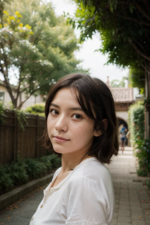 (ZPDXLrl),
18yo japanese woman, shadows, perfect face,grainy,dimly lit,seductive smirk,harsh camera flash, grainy, highly detailed, (freckles:0.3), (skin texture), (background town), bokeh, (snub nose), ugly, (person:0.4)