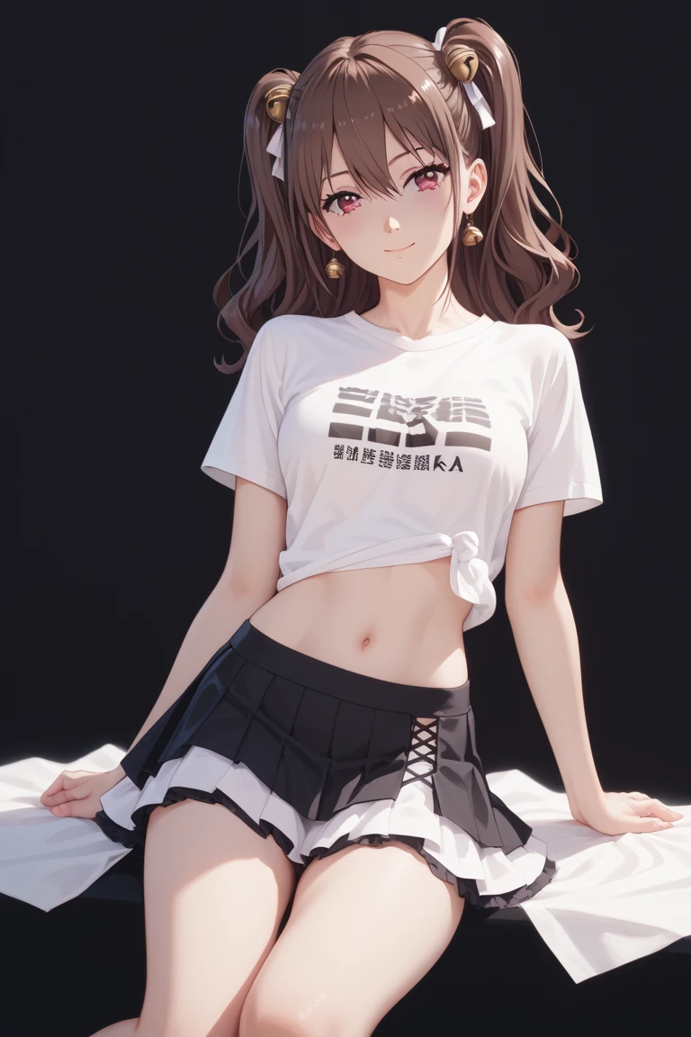 (Masterpiece, highest quality, high resolution, realistic photo, realistic looking skin:1.1),
(The woman seduces us in a variety of poses, standing, sitting, and crouching: 1.8),
(glimpse of panties:1.5),
(She has a smirking smirk on her face:1.5),
(She has a mature look on her face: 1.8),
(She is wearing a tight-fitting, skin-tight sleeveless T-shirt:1.5),
(She is wearing a flared mini-skirt: 1.5),
(She is wearing white socks: 1.5),
(Her panties are white with a pattern: 1.5),
(She has medium brown hair: 1.5),
(Location: apartment living room:1.5),
1 Japanese girl, solo, full bodied esbian, beautiful eyes, shining eyes, shining thighs, NSFW