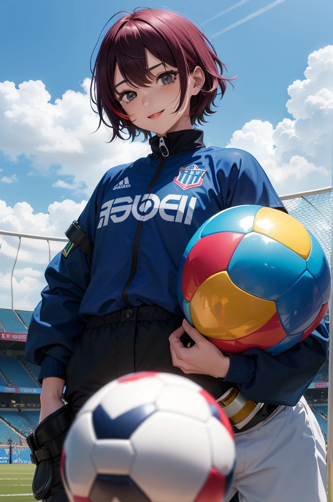 Ren Amamiya Persona,menino anime,soccer uniform, glasses, headphones