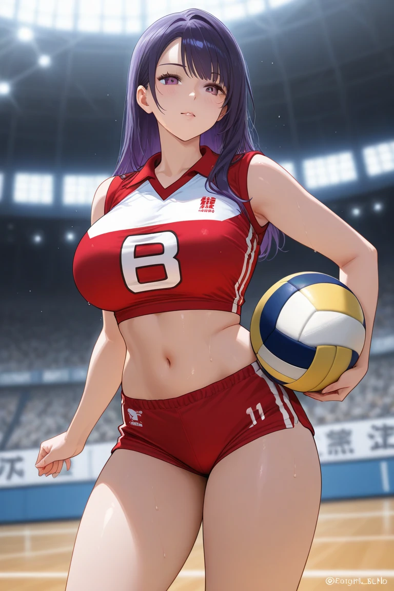 (8K,Highest quality,masterpiece:1.2),(Detailed eyes),(detailed),(Detailed hand and fingers),High quality CG Unity 8k Huge file size,Two arms、Two hands、Ultra fine,High resolution,Beautiful Eyes,woman、Ray Tracing,Dramatic Shadows,delicate,Hyper Detail,((Volleyball Player))、Bloomers、Red Hair Long Hair、gigantic breast、BIG ASS、Big thighs、(Very wet)、Cowboy Shot、Blushing、(Facing the front of the body)、((squat))、very hot、Sweat a lot、(((White Breath)))、(((haa)))、Embarrassing、((View your viewers))、((Spread your legs wide))、(Keep your hands behind your head)、Open your mouth vertically a little、(I can see my belly button)、(Show your side)、Composition looking up from a little below.、(Simple Background)