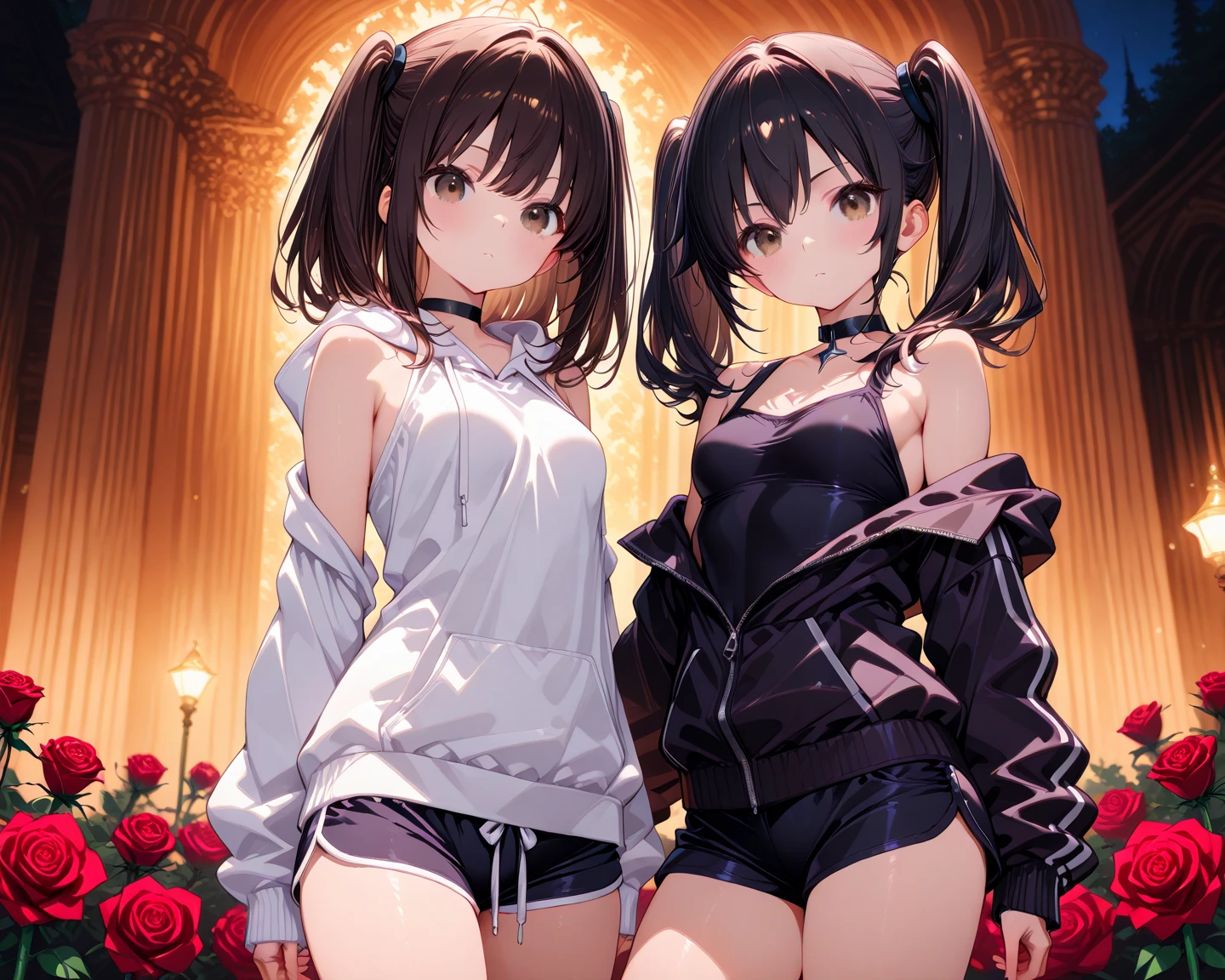 ((Highest quality、8K、masterpiece:1.3))、1 girl、Beautiful woman with slim abs:1.3、(Medium Short Hair、Big Tits:1.2)、dress:1.1、Ultra detailed face、Detailed eyes、double eyelid、Gal、(((Beautiful girl)))、(((Colorful Bikinis)))、Beauty、((Big Tits:1.9))、Large Breasts、Emphasize the chest、Laughter、Attractions、Pool、Glowing Skin、Joining forces、Black-haired