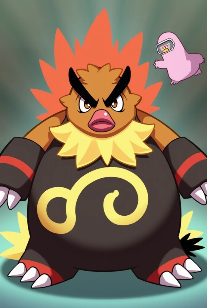 swole torchic, solo, smirk, (from above:1.3), glowing red eyes, masterpiece, high quality, no humans. (fire background, simple background:1.2), (close-up)
<lora:torchic-09:1>