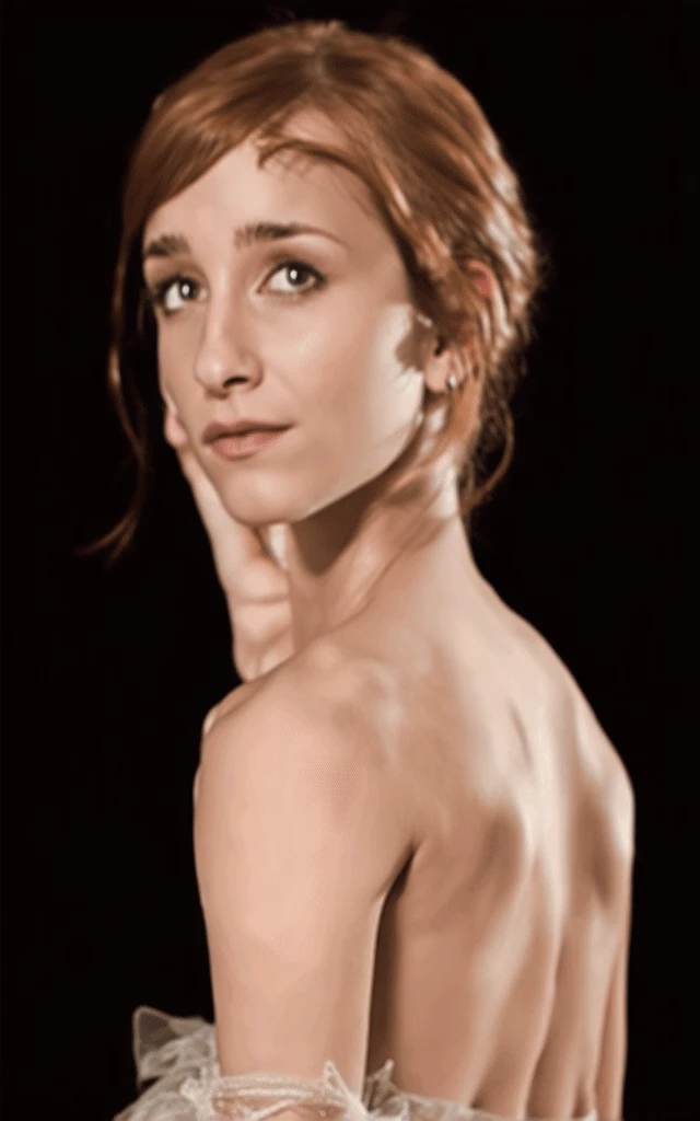 Conjoined naked armless Emma Watson with huge tits