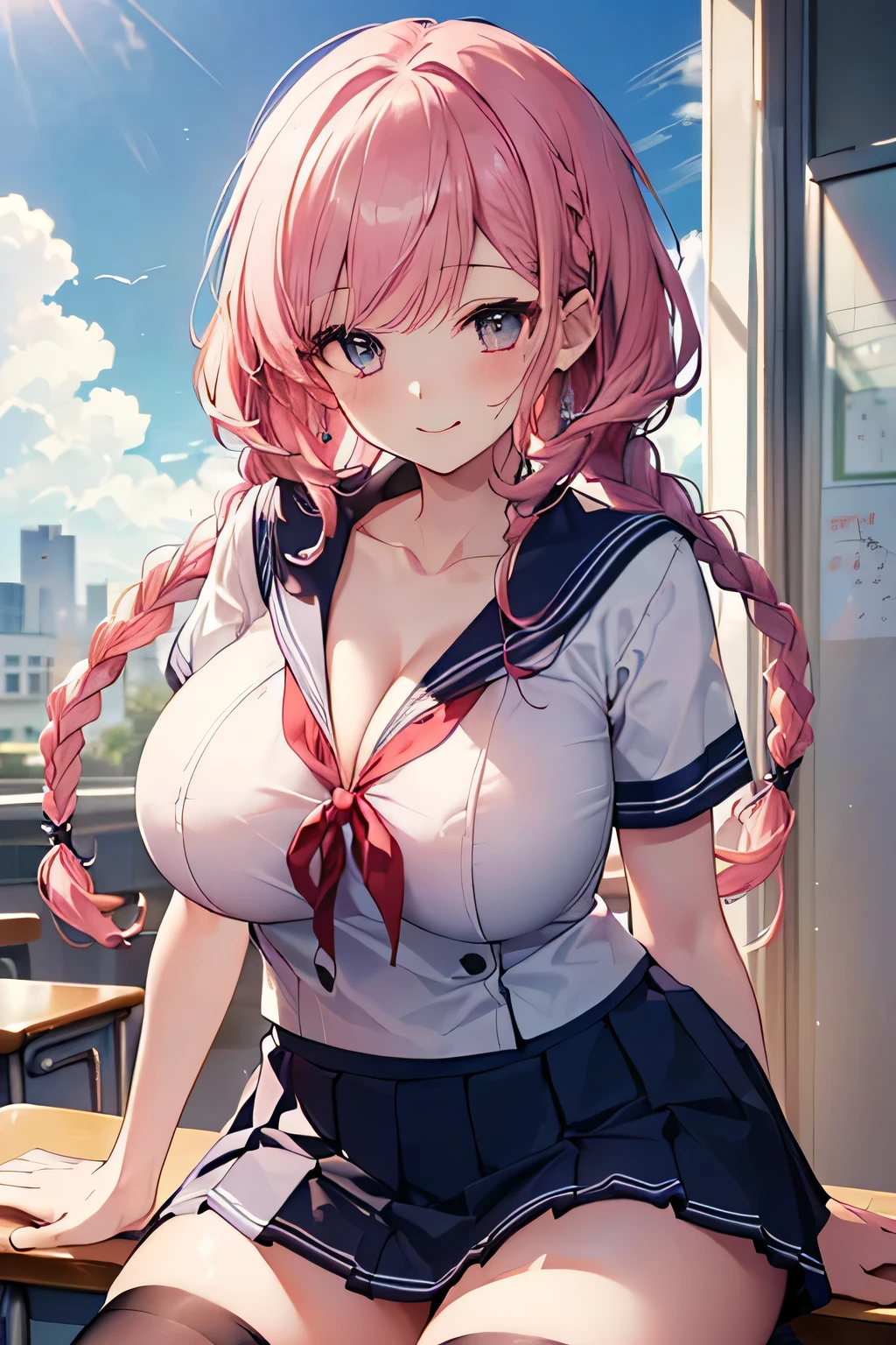 a cartoon of a girl with a big ass and pink panties, Oppai, hyperrealistic schoolgirl, cute anime girl squatting, a hyperrealistic schoolgirl, realistic , , Ecchi, the anime girl is squatting, Ecchi anime style, Ecchi style, bochechas grandes, cute , from school