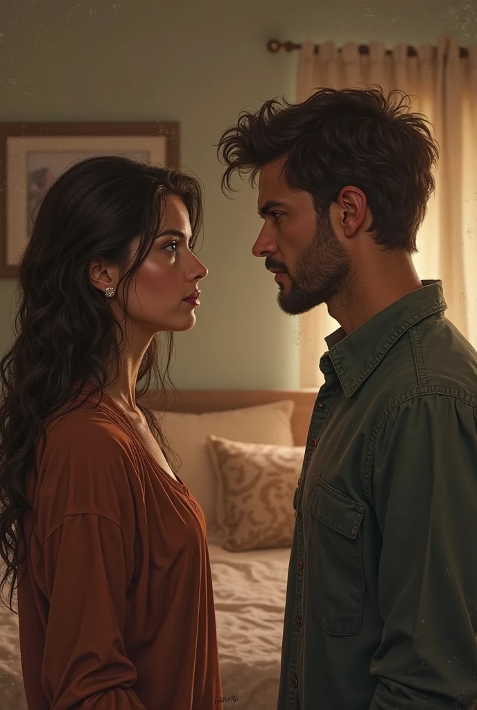 Portada para novela hombres lobos, lunas y amor predestinado 