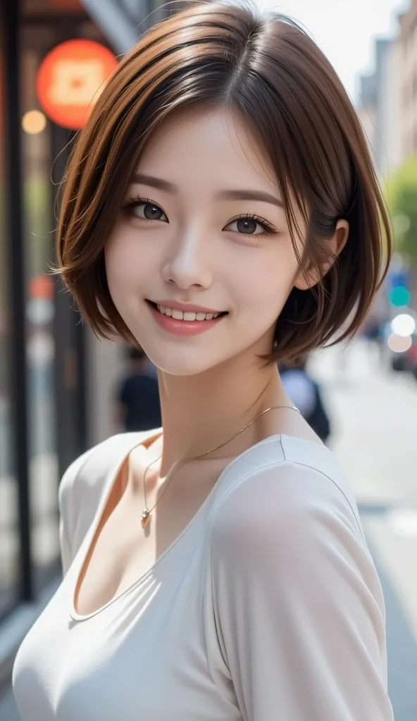 (masterpiece:1.3), (16k, photorealistic, RAW photo, best quality: 1.4),(photo of a beautiful Japanese girl), absurdres, attractive, ultra high resolution, ultra realistic, highly detailed, golden ratio, ultra detailed, super fucking beautiful detailed face, natural makeup, detailed cloth texture, detailed hair texture, beautiful detailed fullbody, Perfect female body, accurate, Anatomically correct, Highly detailed face and skin texture, (beautiful hands), (realistic skin), (beautiful pale skin:1.1), (Perfect dynamic composition, looking at viewer, full body shot:1.3),
BREAK,
realistic eyes, beautiful detailed eyes, symmetric eyes, Light Brown eyes, Double eyelids, Thin eyebrows, (Glossy lips:1.4), ((A face with waiting for a kiss, cute smile:1.2)), (blush:1.1),
BREAK,
((short hair, bob, Dark blonde hair, bangs, pin:1.2)), (Daytime, classroom:1.3), (school uniform, sailor suit:1.3)