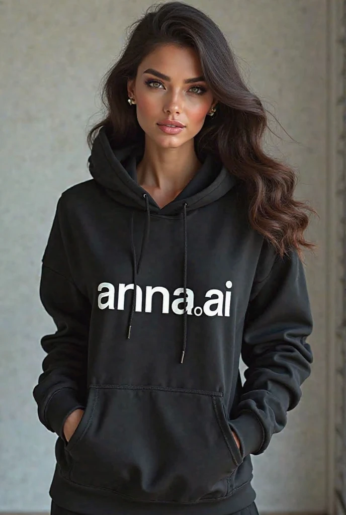 Découvrez notre modèle AI exclusif, arborant avec élégance notre white Heavy Blend Hooded Sweatshirt dans une allure sans pareille. Accompagnée d'un pantalon assorti, notre AI rayonne d'un sourire radieux alors qu'elle parcourt les rues animées avec aisance. Sa démarche confiante et sa tenue décontractée capturent l'essence même du style urbain moderne. Que vous soyez en quête d'inspiration ou simplement d'une touche de chic décontracté, laissez-vous séduire par notre modèle AI, incarnation parfaite de l'alliance entre confort et allure urbaine