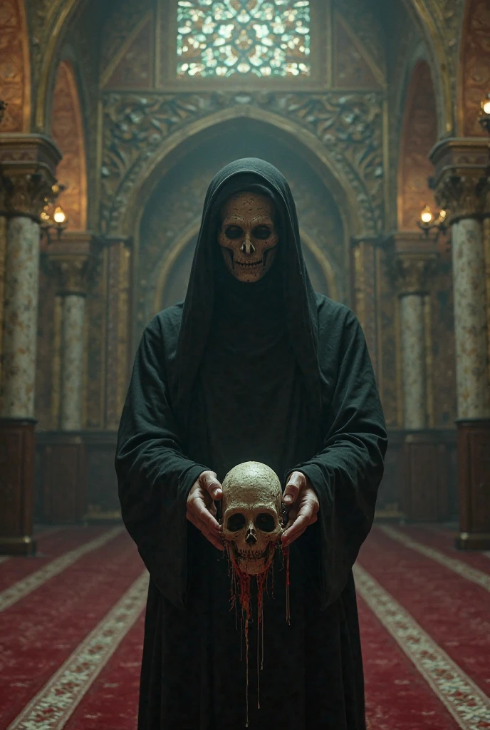 cinematic photo An ultra-realistic dark art, brought to life with impeccable attention to detail. The photorealistic depictions should showcase the macabre and eerie elements with stunning precision. The lighting and shadows should add depth and intensity to the scene, creating a visually stunning and captivating portrayal of dark and mysterious subjects. This artwork should evoke a sense of intrigue and fascination, making it an unforgettable and visually immersive masterpiece of the macabre . 35mm photograph, film, bokeh, professional, 4k, highly detailed