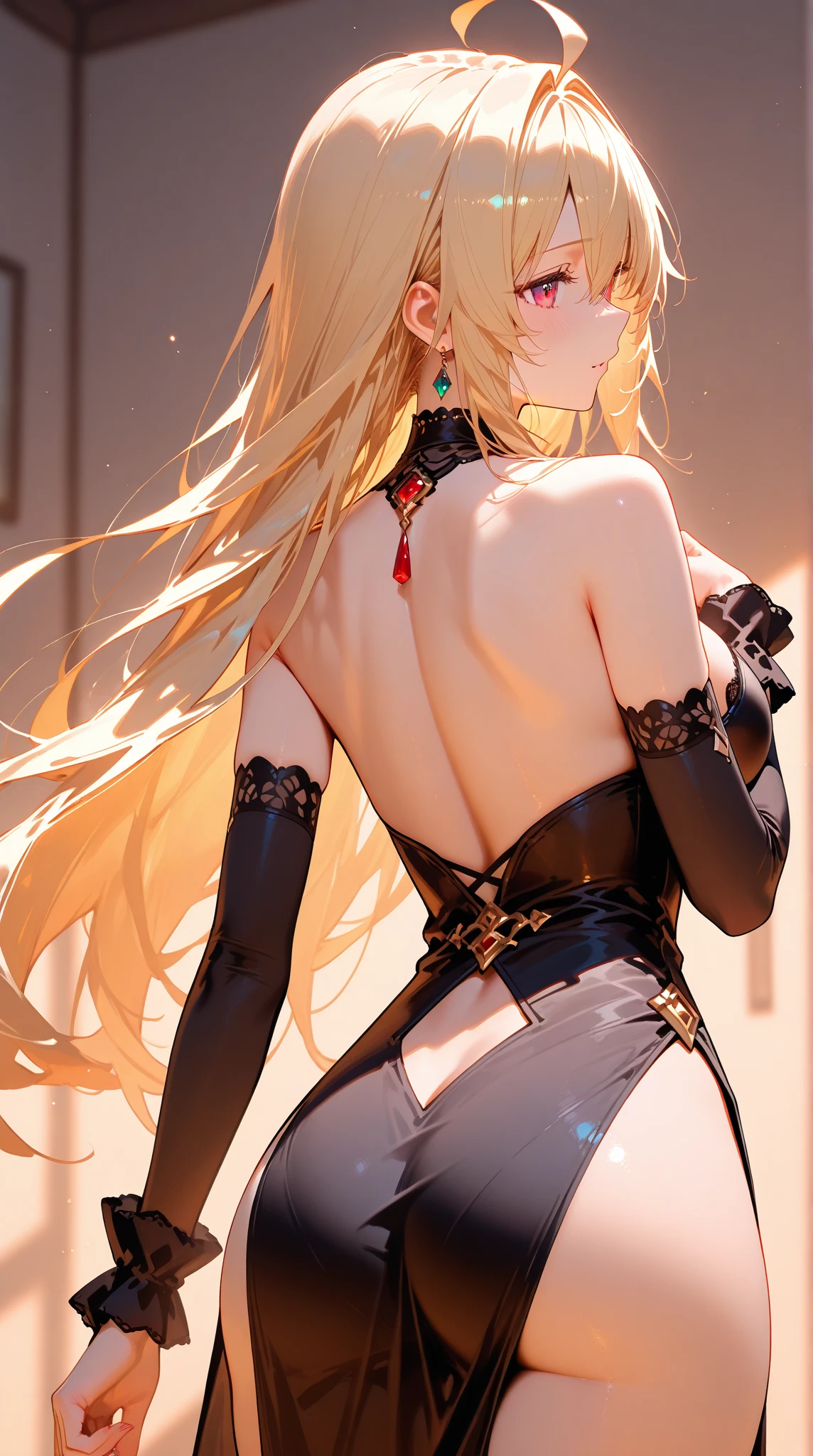 ((Best Quality, 8k, Masterpiece: 1.3)), Full Body, Focus Sharp: 1.2, Outstanding Beauty: 1.4, Slender Abs: 1.2, (((Blonde, Big: 1.2)), Tank Top Dress: 1.1, (Night City, Street: 1.1), Highly Detailed Face and Skin Texture, Detailed Eyes, Double Eyelids