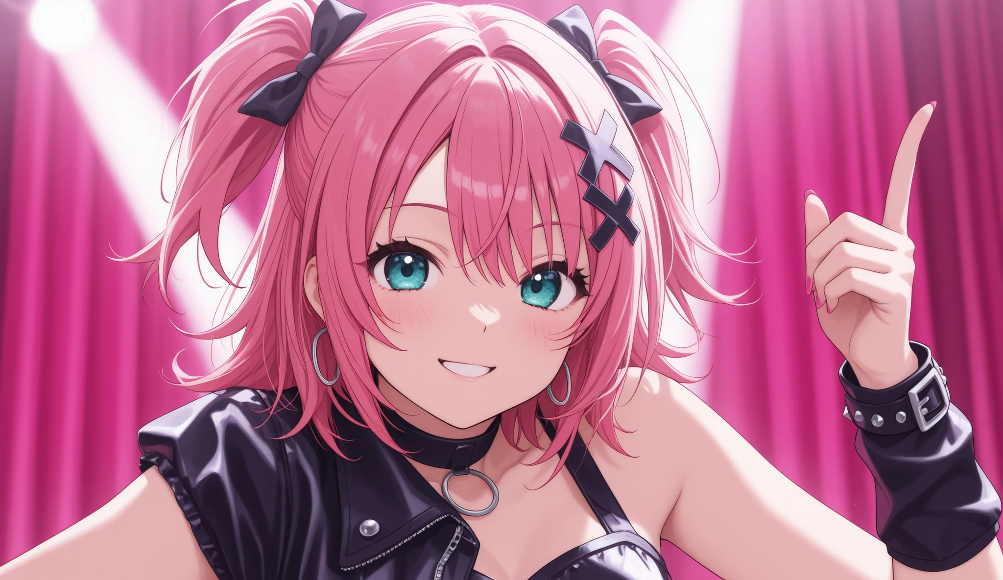 Rocker girl dresses like a rocker
