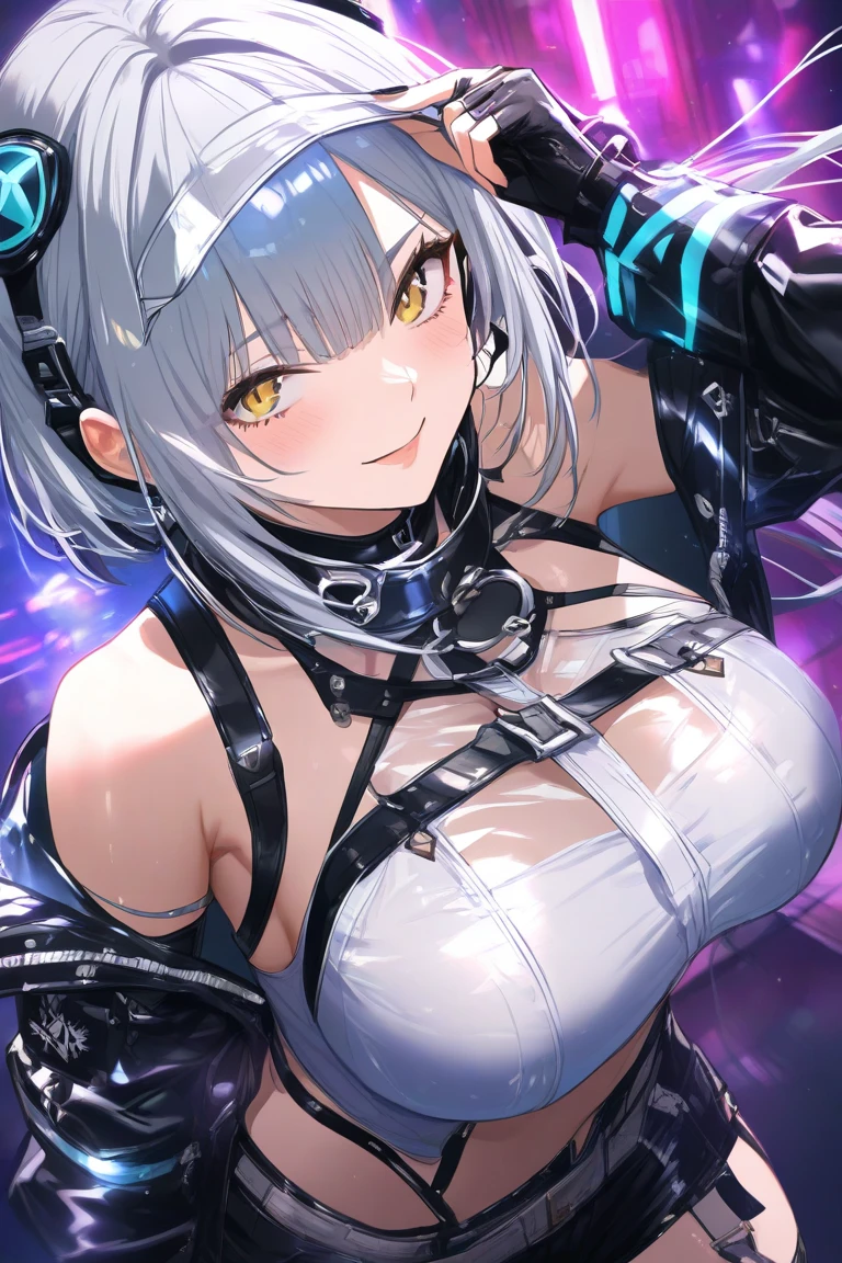 ((highest quality)),(ultra high resolution),(Super detailed),(detailed description),((best CG)),(best work of art),super precision art,great drawing art,(Art with precise details:1.5), (1 woman:1.5),(beautiful and well-shaped face:1.5),big breasts:1.6,sweater:1.6,soft:1.6,big breastsを隠しきれない衣装:1.7