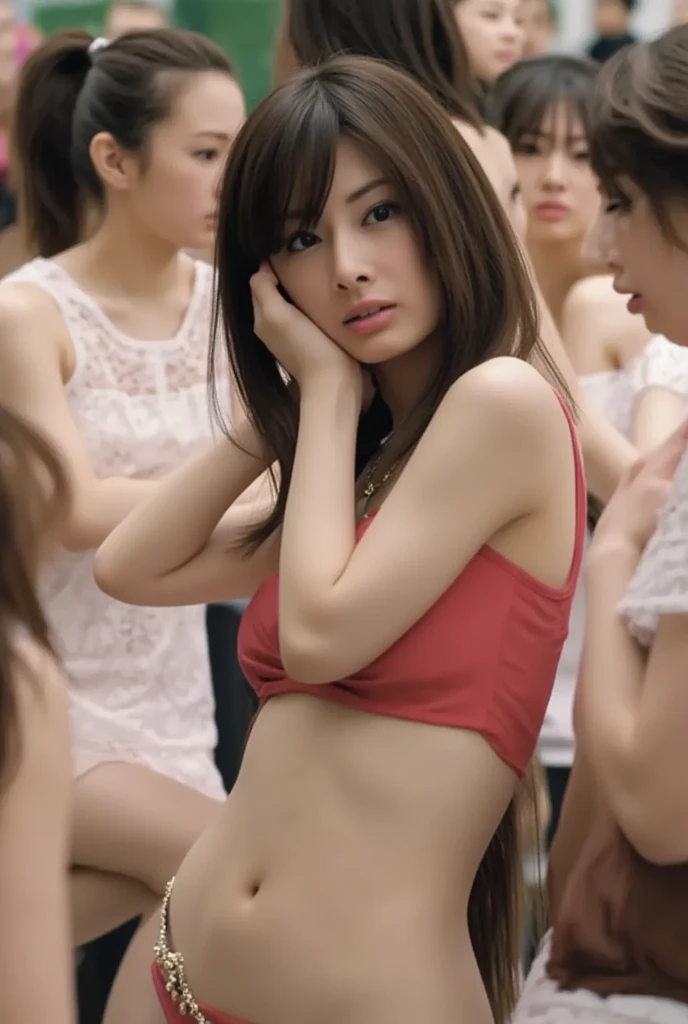 RAW photo, riding a penis, squatting, (crowded with girls: 1.6)) 9 girls half asian girls having sex, spread legs, ((moaning face: 1.9, pain face)), detailed pussy, Russian blonde girl, (sexy black micro lace lingerie), very big breasts, hair bangs, , kissing ((very skinny), flat belly, tanned marks,4girls, masterpiece, best quality, 25 years old, (photorealistic:1.4), full body shot, a photo of a beautiful woman, skinny, brunette hair, textured hair, detailed face,, naked, nsfw, blonde highlights hair, very messy hair, open leg, , smiling, , half asian, (((very cute face)) ) ((dynamic poses, dynamic camera angle)) ((not looking at the camera, facing away from the camera)) Highly detailed CG Unity 8K wallpapers、top-quality、ultra-detaillied、masterpiece、realistic、Photo-realistic highly detailed cute girl、(20yr old)、roundly eyes、((group, crowded)) sexy woman, close up, 20 years, spreading pussy, spreading legs, wearing top , 8k high definition, highest quality, skin texture, masterpiece, best quality, perfect lighting, cinematic lighting, (sharp focus:1.2), HDR, beauty, ultra-detailed, amazing, eos, skin_pores