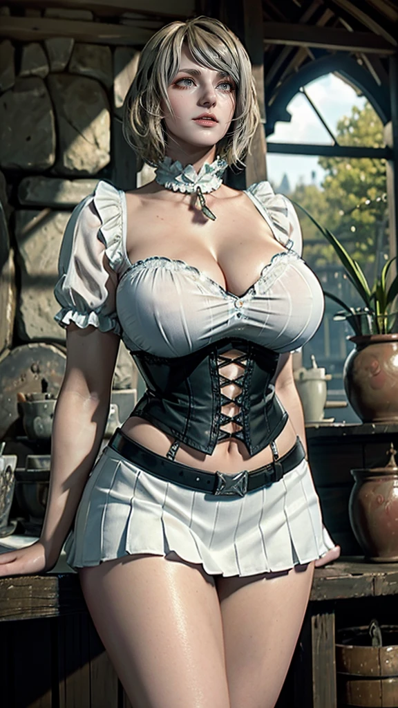 ((Unreal Engine 5)), Realistic Rendering, Excellent, Full armor, knight Cloak, helm, (Yoga hotpants), looking on camera, sexy posing walking down on street, beautiful face, makeup, CGImix, (photorealism:1.2), ultrarealistic uhd face, (huge fake boobs:1.4), (gigantic breasts:1.1), (muscle abs), (big butt), (wide hips), (thick thighs), slim waist, hourglass figure, half body, ((glowing skin)), ((shiny skin)), Realistic body, ((she is sexy body)), ((clean skin)), photorealistic, bokeh, motion blur, masterpiece, highres, 1080P, super detail, textured skin