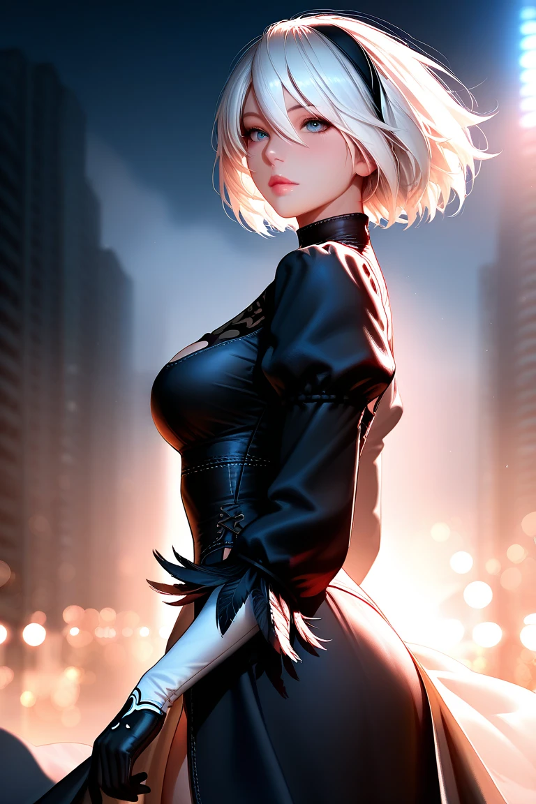 (a2:1.0),(rei_ver:1.0),1girl,short_hair,looking at viewer,sitting on a bench in the park,masterpiece, best quality, beautiful lighting,  <lora:a2_v3:0.8>
(bokeh:1.3)