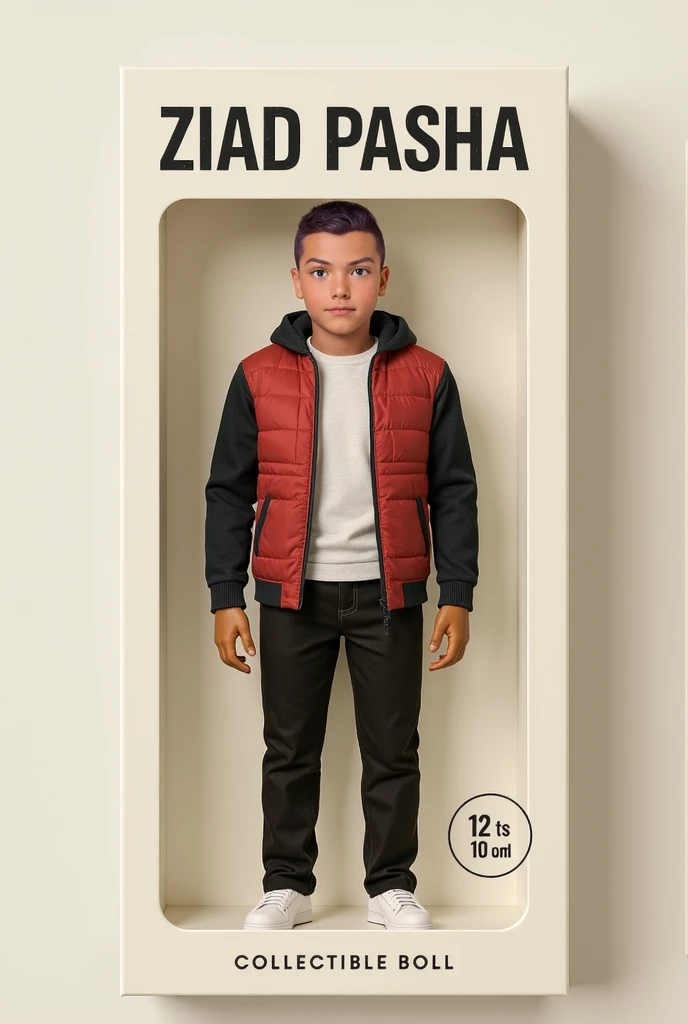 Boy future stick background realistic face