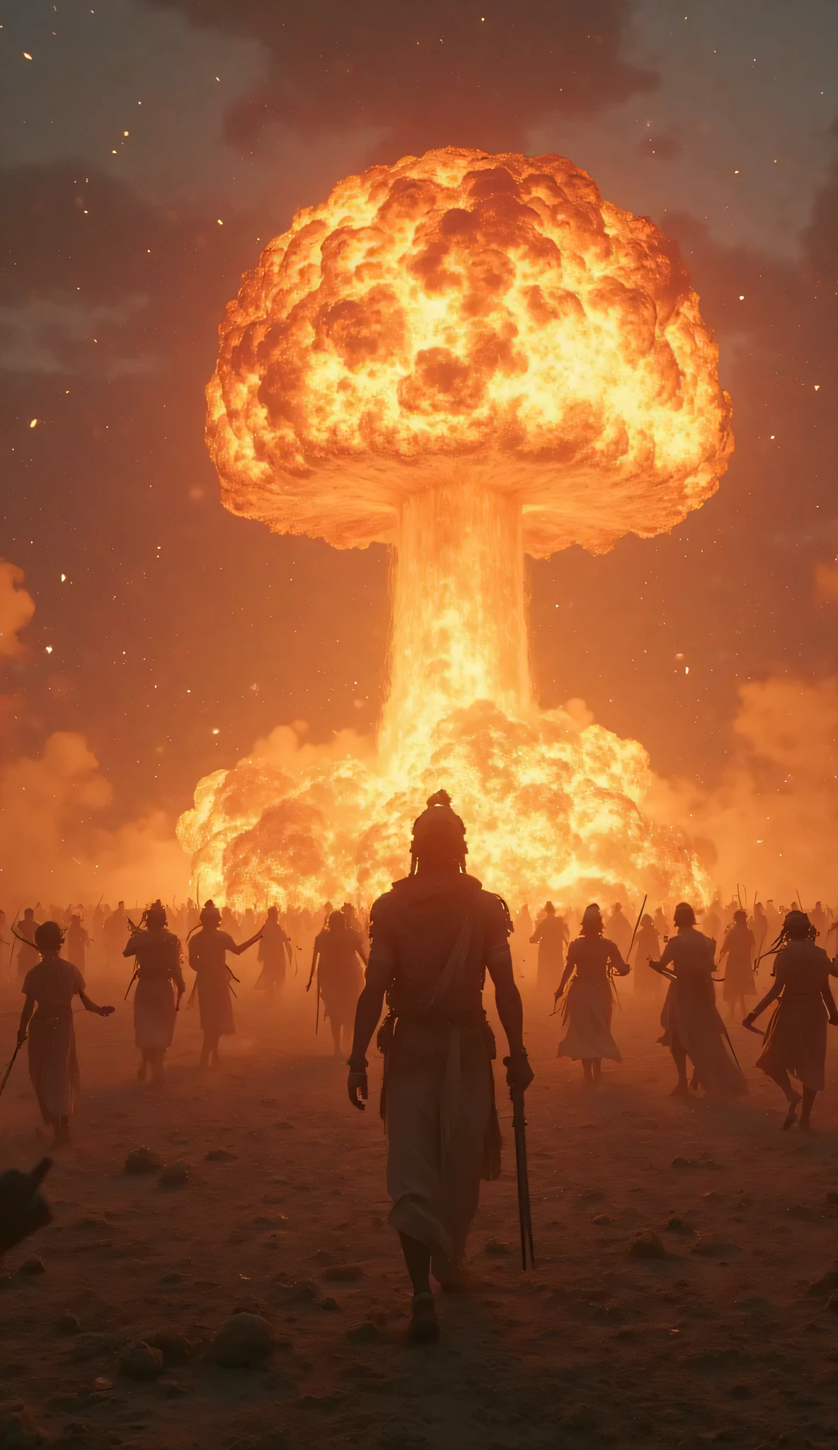 Nuclear bomb exploded during the Spartan War.