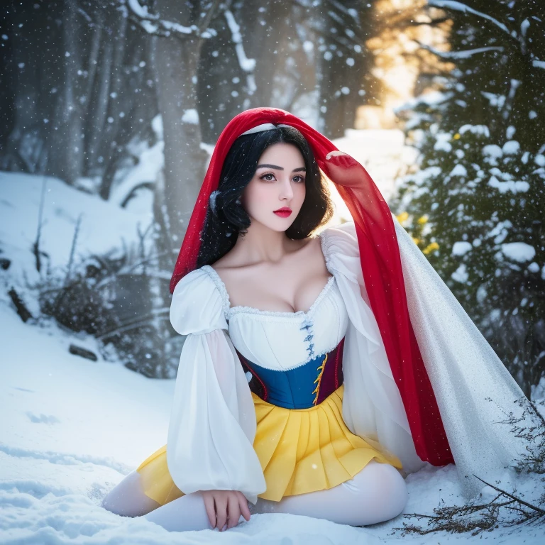 Snow white queen cosplay costume girl