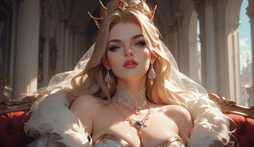Katy Perry, wearing princess swan costume sexy clothes transparent. professionally retouched, soft lighting, realistic, smooth face, perfect eyes, sharp focus on eyes, 8 k, high definition, insanely detailed, intricate, elegant. in a natural background.