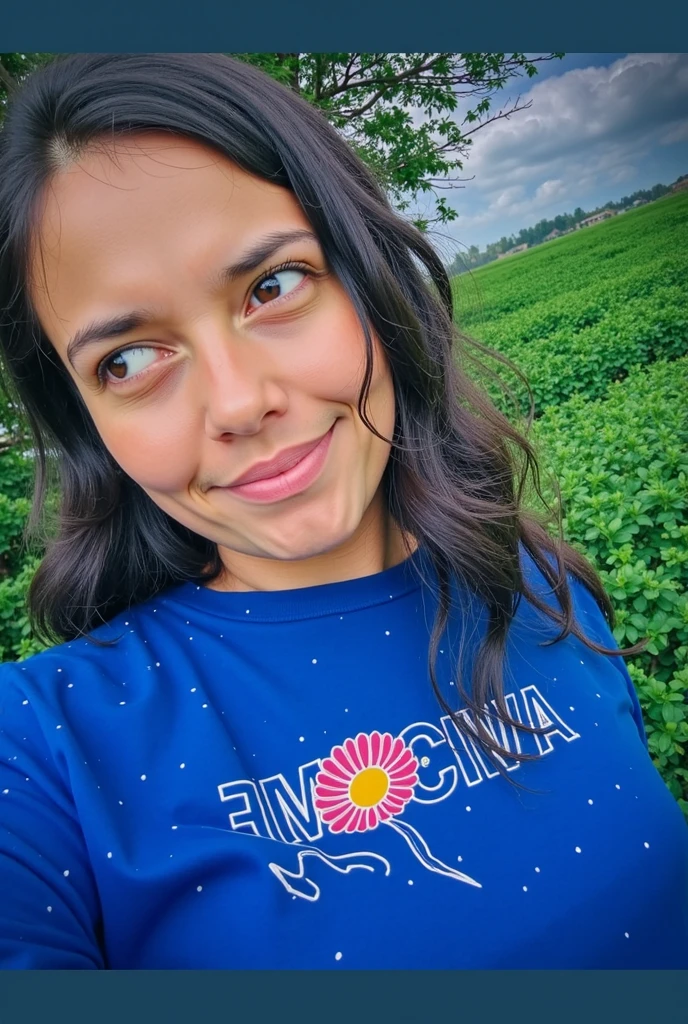 1 garota, morena, com cara de inteligente, vendedora, executiva