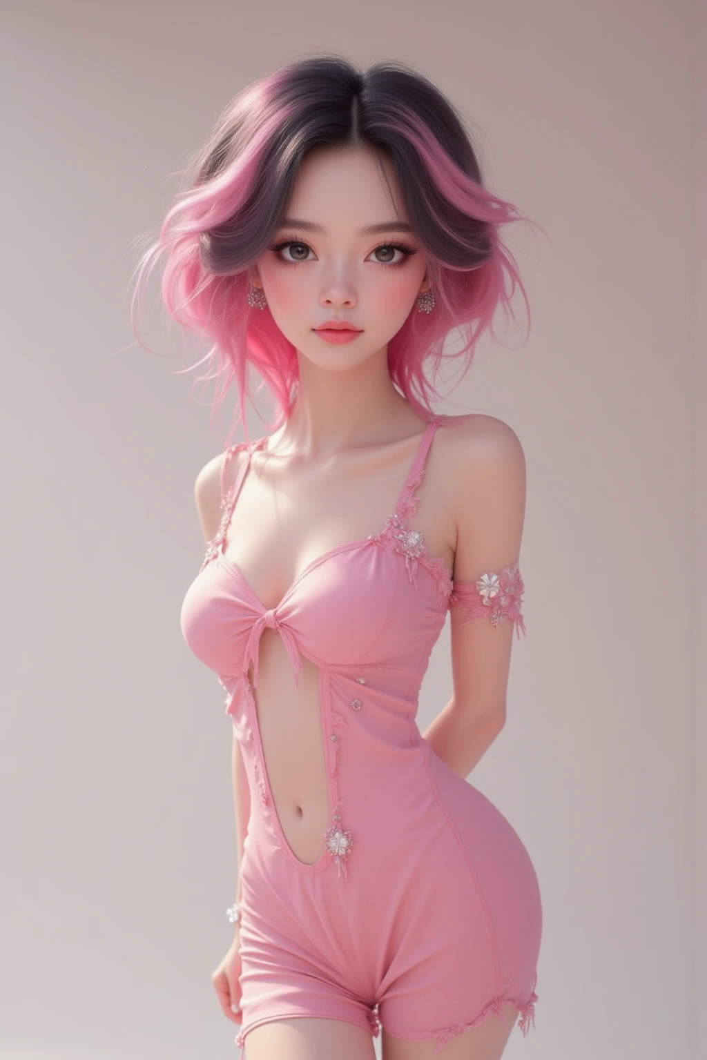 ultra detailed, beauty, cute, intense blush, female, body complete, hair texture, perfect anatomy, perfect hips, perfect legs, anime, high quality