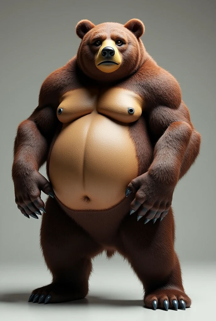 god standing ,standig split , chubby, hairy, hairy belly, Holding your big belly, high resolution, ultra-detailed, sharp focus, detailed eyes, symmetrical eyes, expressive eyes, clear pupils, focused gaze , king's expression is intimidating with a sense of authority, solo, masterpiece, best quality, male, mature, manly, detailed nipples, detailed navel, photorealistic, 8k, (wide dynamic range, hdr:1.2), sitting, (night:1.2), light, looking at viewer, pose, fitted underwear with a very large, realistic bulge at the front, emphasizing the natural shape, detailed fabric texture, soft shadows highlighting the contours, emphasizing the natural shape, detailed fabric texture, Blood, soft shadows highlighting the contours ,full body, leaning back, very short fur, detailed skin texture, high contrast lighting, feet