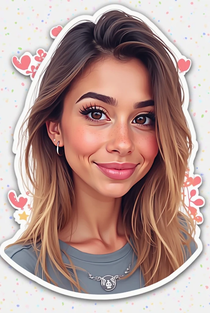 There is a woman with a pink lace dress and a necklace of sparkles, is smiling, 25-year-old woman from Cuba, Imane Anys, looks like Fabiula Nascimento, Alanis Guillen, fair skinned, Violet Myers, by Gina Pellón, Instagram post, profile picture, Malika Favre, ayahausca, with brown skin curly hair curled up on top of the head, sexy and seductive look, with ultra realistic and detailed eyes, skin texture with ultra HD quality, a gold ring bricno, lips with pink lipstick, ultra realistic 4k skin texture