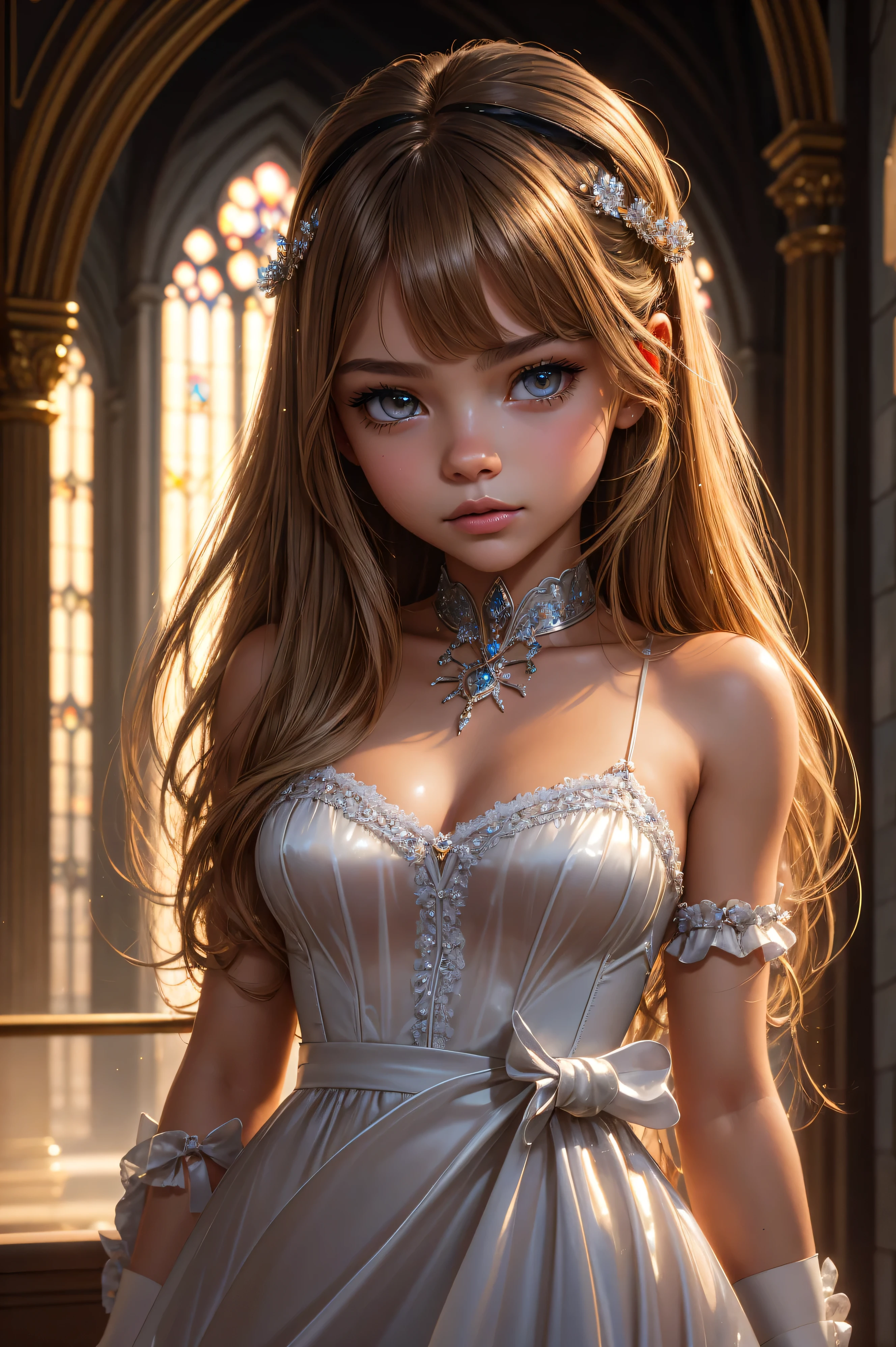 Brynn Cartelli, wearing ball gown siren costume transparent. professionally retouched, soft lighting, realistic, smooth face, perfect eyes, sharp focus on eyes, 8 k, high definition, insanely detailed, intricate, elegant. against the background of the school room.