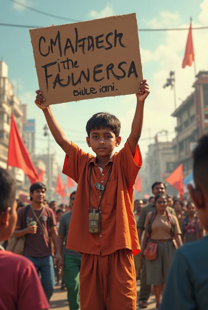 Student protest image of Bangladesh