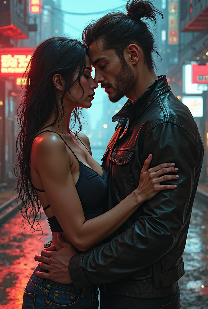 A girl and a man woman so hote evil car kissing Pokemon