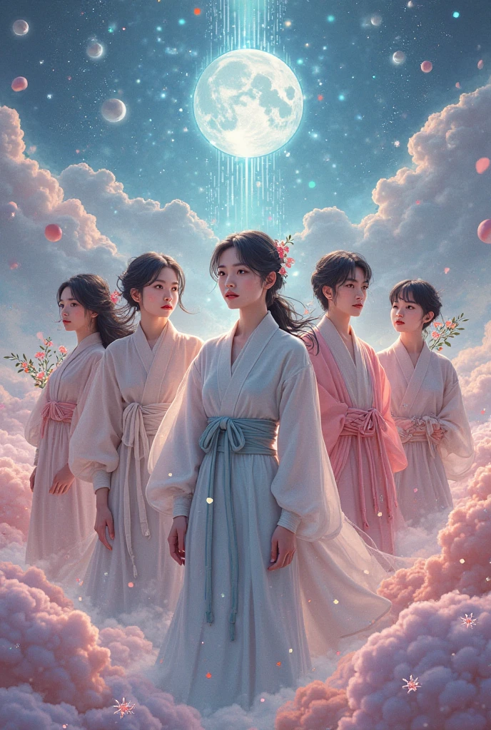 multiple girls, 3girls,books,short hair,Beam
Ultra-HD image of a woman, her hair flowing like a river of starlight, eyes shimmering with cosmic mysteries. Wearing a gown made from woven nebulae, she floats in a celestial expanse where galaxies collide. The scene, bathed in the ethereal light of distant stars, captured in the style of a cosmic wonder artwork.
<lora:tw:0.7>
masterpiece, best quality, official art,
