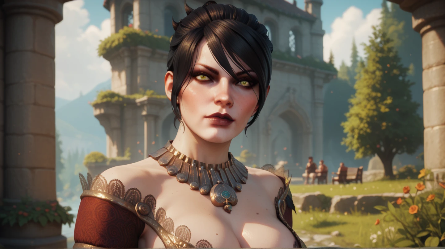 (masterpiece:1.3), (8k, photorealistic, RAW photo, best quality: 1.4), (1girl), (((Ciri from Witcher 3 with huge massive breasts))), overflowing cleavage, buttons straining, breast expansion,beautiful face, (realistic face), beautiful white hair, realistic green eyes, beautiful detailed green eyes, (realistic skin), beautiful skin, (sweater), absurdres, attractive, ultra high res, ultra realistic, highly detailed, golden ratio, deep cleavage, sword hilt, ((facial curved scar left cheek)), ((hilt of sword Zireael)),