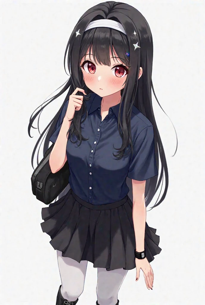 highest quality、Tongue out、smile、Panty shot、Black Hair、Long Hair