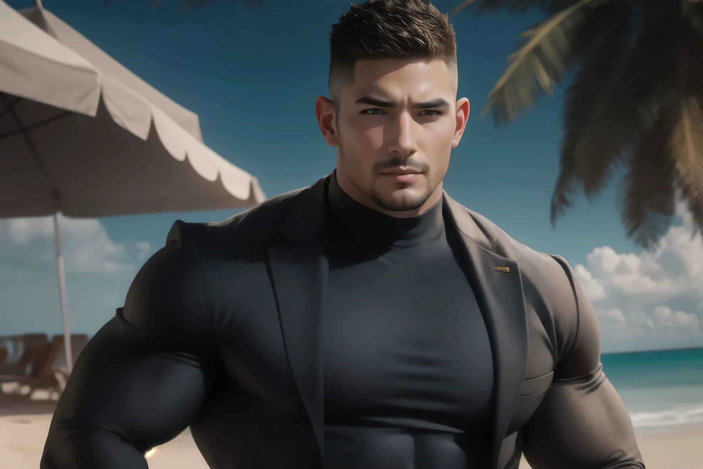 Nautical-themed (Photo:1.3) of (Ultrarealistic:1.3) <lora:Man_Men_FFashion:1> Tiger Shroff a man <lora:Tiger-Shroff:000001:1>, in a white wet suit standing on a balcony, handsome man, attractive man, handsome male, sun behind him, inspired by Pablo Munoz Gomez, shot at golden hour, editorial photograph, midshot of a hunky, by Roman Bezpalkiv, by Artur Tarnowski, maxim sukharev, by Gabor Szikszai,Highly Detailed,(Mono Color:1.3) . Sea, ocean, ships, maritime, beach, marine life, highly detailed