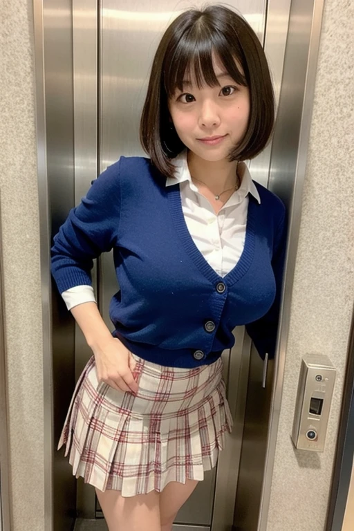 (On the train in Tokyo、Sitting in a seat on the Yamanote Line)、(Realistic、Like a photograph、Live Action、8k, Realistic, RAW Photos, Best image quality: 1.4), Single-lens reflex camera、RAW Photos, Highest quality, Realistic, Highly detailed CG Unity 8k wallpaper, Written boundary depth, Cinematic Light, Lens flare, Ray Tracing, Realistic background、(High School Uniform:1.4、blazer、blouse、Pleated skirt:1.4、Big Breasts、skirtlift、Detailed lace panties)、((Brown inner color hair:1.1))、(((White skin)))、 JK,(cute japanese gal)、Japanese 、((whole body:1.5))、short hair:1.2、I like that style、stylish、Very detailed、Pay attention to the details、Perfect outfit、(Dark Skin)、Beautiful feet:1.1、Dozing off on the train、sit in a train seat、View from the front seat、Accurate Arm、Accurate feet