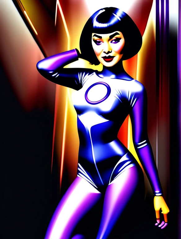 animation, Highest quality, Highest quality, High quality illustrations, masterpiece, Ultra-high resolution, Detailed Background, room, Absurd, Perfect Anatomy, performance, Good lighting, Shadows in the movies(kemono, Furry Personifi猫ion), horse, Muscle Body, Orange Rubber Suit, latex, neon, neonライト, neonカラー, Bodysuits, Cyber Suit, cyber punk, Rubber mask, Red harness, Nipple piercing, big bulge, Squat, Show bulge, Hands restrained behind your back, Dynamic Angle