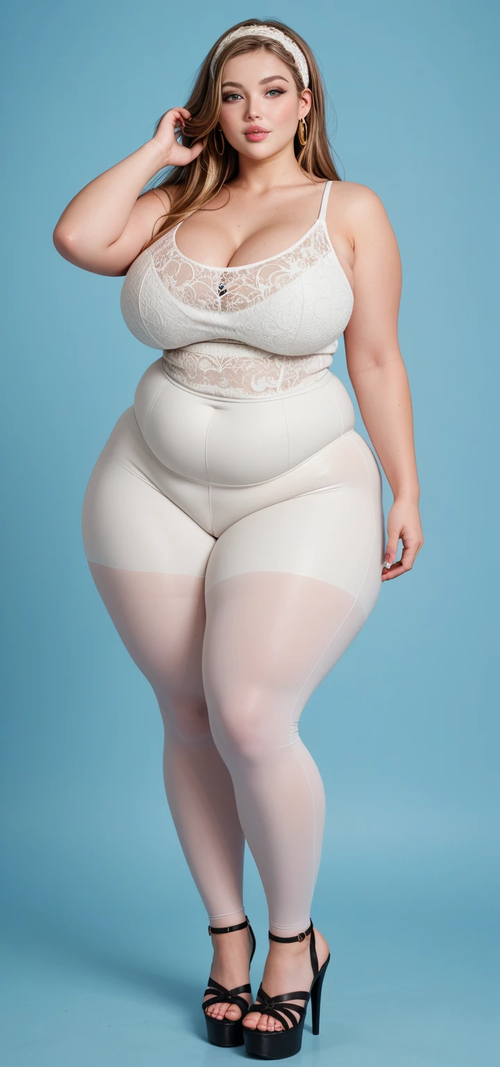 best quality:1.4), (masterpiece:1.4), (8K:1.4), (extremely detailed:1.4), full body, 1old woman plumper girl, plumper legs, plumper body, plumper thighs, gigantic fat_boobies_ transparent legging, crop top, against wall, hightop jays, big fat thighs gorgeous big_ass_big fat saggy_boobies_ gigantic thighs gigantic belly, gigantic_ass_very wide hips, plumper hips, glasses