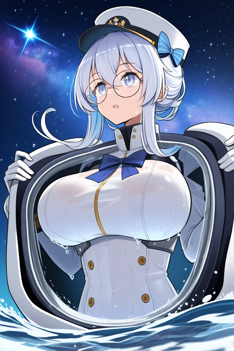 (masterpiece:1.2、highest quality、Tmasterpiece)、1 female、alone、classroom、Day、(Are standing)、whole body、blonde、(Braid:1.2)、blue eyes、(Sailor suit:1.5)、(Dark Skin:1.4)、Big Breasts、Long sleeve、corset、Earrings、lipstick、pantyhose、mini skirt、Very sweaty、choker、blush、Covered breasts、前髪Braid、(Thick lips:1.2)、(stuck:1.4)、(through wall:1.2)